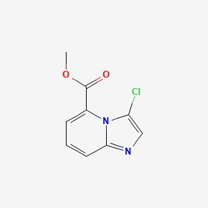 molecular formula C9H7ClN2O2 B15330050 Methyl 3-chloroimidazo[1,2-a]pyridine-5-carboxylate 