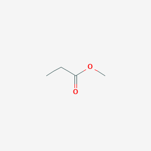 molecular formula C4H8O2<br>C2H5COOCH3<br>C4H8O2 B153301 丙酸甲酯 CAS No. 554-12-1