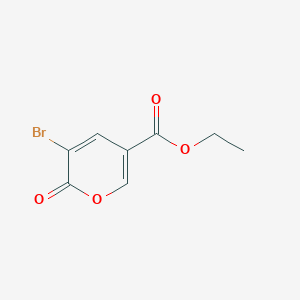molecular formula C8H7BrO4 B15330412 Ethyl 3-bromo-2-oxo-2H-pyran-5-carboxylate 