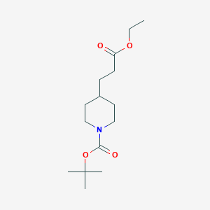 Tert-butyl 4-(3-ethoxy-3-oxopropyl)piperidine-1-carboxylate