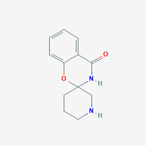 molecular formula C12H14N2O2 B15330635 Spiro[benzo[e][1,3]oxazine-2,3'-piperidin]-4(3H)-one 