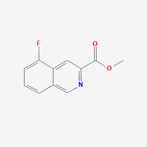 molecular formula C11H8FNO2 B15330780 Methyl 5-fluoroisoquinoline-3-carboxylate 