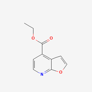 molecular formula C10H9NO3 B15330976 Ethyl furo[2,3-b]pyridine-4-carboxylate 