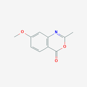 molecular formula C10H9NO3 B15331068 7-Methoxy-2-methyl-4H-benzo[d][1,3]oxazin-4-one 