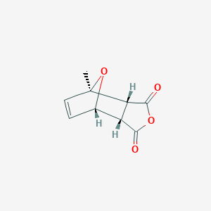 molecular formula C9H8O4 B15331159 Rel-(3aR,4R,7S,7aS)-4-methyl-3a,4,7,7a-tetrahydro-4,7-epoxyisobenzofuran-1,3-dione 