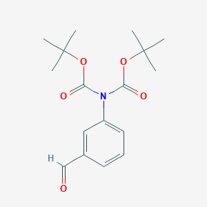 molecular formula C17H23NO5 B15331224 Di-tert-Butyl (3-formylphenyl)imidodicarbonate 