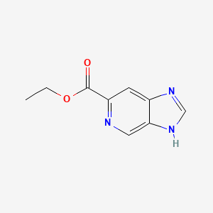 molecular formula C9H9N3O2 B15331272 ethyl 3H-imidazo[4,5-c]pyridine-6-carboxylate 