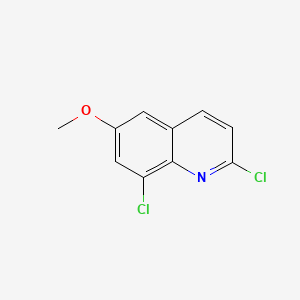 molecular formula C10H7Cl2NO B15331398 2,8-Dichloro-6-methoxyquinoline 