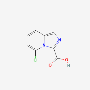 molecular formula C8H5ClN2O2 B15331444 5-Chloroimidazo[1,5-a]pyridine-3-carboxylic acid 