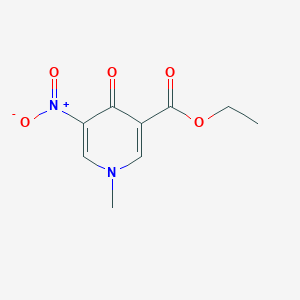 molecular formula C9H10N2O5 B15331478 Ethyl 1-methyl-5-nitro-4-oxo-1,4-dihydropyridine-3-carboxylate 
