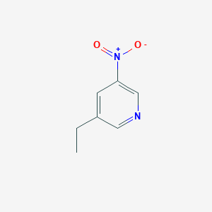 molecular formula C7H8N2O2 B15331649 3-Ethyl-5-nitropyridine CAS No. 131941-32-7