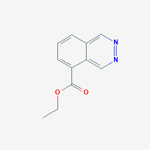 molecular formula C11H10N2O2 B15331778 Ethyl phthalazine-5-carboxylate 