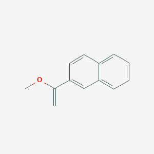 molecular formula C13H12O B15331905 2-(1-Methoxyvinyl)naphthalene 