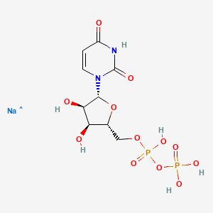 molecular formula C9H14N2NaO12P2 B15331986 Uridine 5'-(Trihydrogen Diphosphate) Sodium Salt 