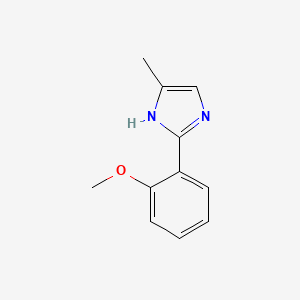 molecular formula C11H12N2O B15332552 2-(2-methoxyphenyl)-5-methyl-1H-imidazole 