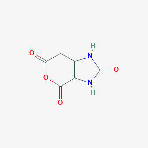 molecular formula C6H4N2O4 B153328 Pyrano[3,4-d]imidazole-2,4,6(1H)-trione, 3,7-dihydro-(9CI) CAS No. 127574-18-9