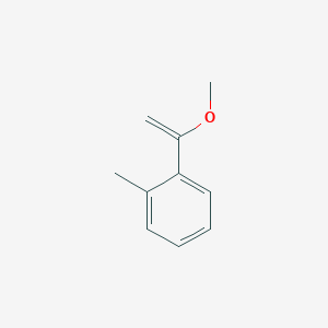 molecular formula C10H12O B15333176 1-(1-Methoxyvinyl)-2-methylbenzene 