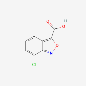 molecular formula C8H4ClNO3 B15333712 7-Chlorobenzo[c]isoxazole-3-carboxylic Acid 