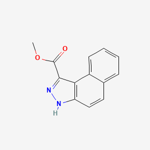 molecular formula C13H10N2O2 B15334631 Methyl 3H-Benzo[e]indazole-1-carboxylate 