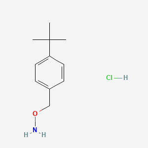 molecular formula C11H18ClNO B15334844 O-(4-(tert-Butyl)benzyl)hydroxylamine hydrochloride 