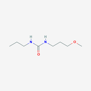 molecular formula C8H18N2O2 B15335465 N-(3-Methoxypropyl)-N'-propylurea 