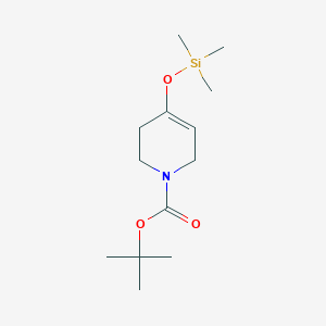 molecular formula C13H25NO3Si B153360 tert-Butyl 4-((trimethylsilyl)oxy)-5,6-dihydropyridine-1(2H)-carboxylate CAS No. 211108-48-4