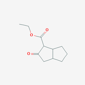 molecular formula C11H16O3 B15336097 Ethyl 2-No u degrees ECa(2) cent>>.Ii paragraph signthornI(c)-1-carboxylate 