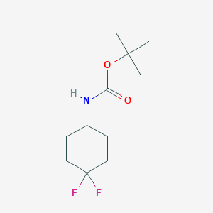 molecular formula C11H19F2NO2 B153361 tert-Butyl 4,4-difluorocyclohexylcarbamate CAS No. 675112-67-1