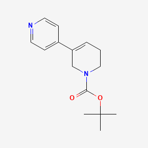 molecular formula C15H20N2O2 B15336330 tert-butyl 5,6-dihydro-[3,4'-bipyridine]-1(2H)-carboxylate 