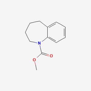 molecular formula C12H15NO2 B15336472 Methyl 2,3,4,5-Tetrahydro-1H-benzo[b]azepine-1-carboxylate 