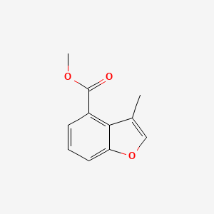 molecular formula C11H10O3 B15336531 Methyl 3-Methylbenzofuran-4-carboxylate 
