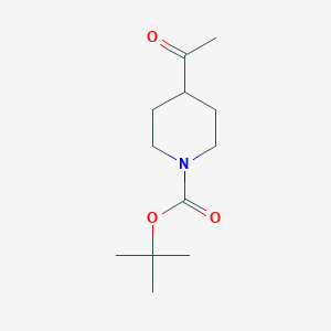 molecular formula C12H21NO3 B153368 叔丁基-4-乙酰基哌啶-1-羧酸酯 CAS No. 206989-61-9