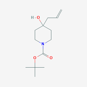 molecular formula C13H23NO3 B153369 Tert-butyl 4-allyl-4-hydroxypiperidine-1-carboxylate CAS No. 203662-51-5