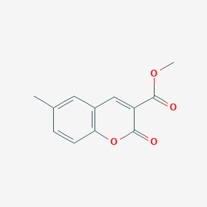 molecular formula C12H10O4 B15336907 methyl 6-methyl-2-oxo-2H-chromene-3-carboxylate 