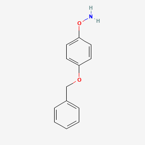 molecular formula C13H13NO2 B15337049 O-(4-(Benzyloxy)phenyl)hydroxylamine 