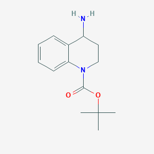molecular formula C14H20N2O2 B153371 tert-Butyl 4-amino-3,4-dihydroquinoline-1(2H)-carboxylate CAS No. 944906-95-0