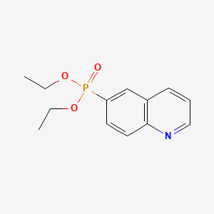 molecular formula C13H16NO3P B15337839 Diethyl 6-Quinolylphosphonate 