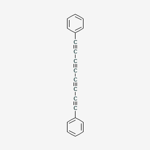 molecular formula C20H10 B15337890 Benzene, 1,1'-(1,3,5,7-octatetrayne-1,8-diyl)bis- CAS No. 4572-12-7