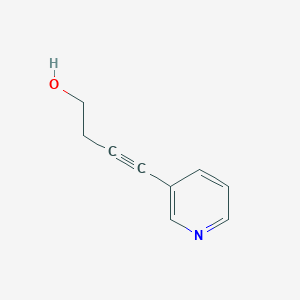 molecular formula C9H9NO B153380 4-(吡啶-3-基)丁-3-炔-1-醇 CAS No. 138487-20-4