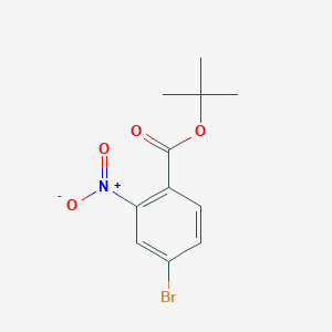 molecular formula C11H12BrNO4 B153383 tert-Butyl 4-bromo-2-nitrobenzoate CAS No. 890315-72-7