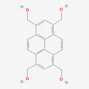 molecular formula C20H18O4 B15338470 Pyrene-1,3,6,8-tetramethanol 
