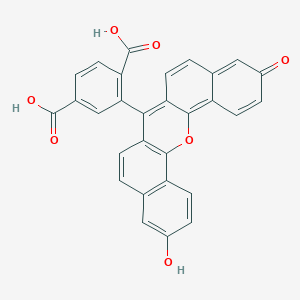 molecular formula C29H16O7 B15338886 6-Carboxynaphthofluorescein 
