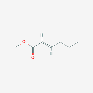 molecular formula C7H12O2 B153389 甲基2-己烯酸酯 CAS No. 13894-63-8