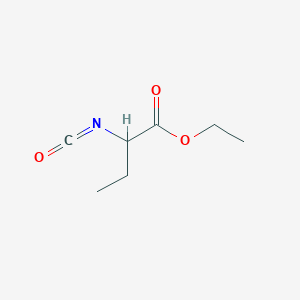 molecular formula C7H11NO3 B15338988 Ethyl 2-isocyanatobutanoate 