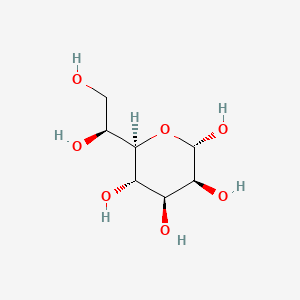 molecular formula C7H14O7 B15339304 L-glycero-alpha-D-manno-Heptopyranose CAS No. 130272-67-2