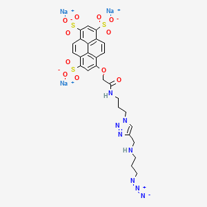 molecular formula C27H25N8Na3O11S3 B15339480 Pyrene Azide Plus 