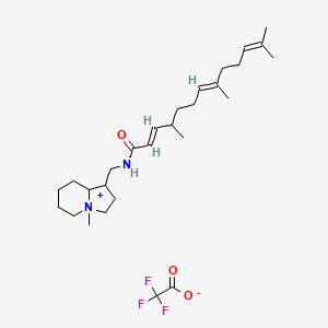 molecular formula C28H45F3N2O3 B15339601 Stellettamide A trifluoroacetate 