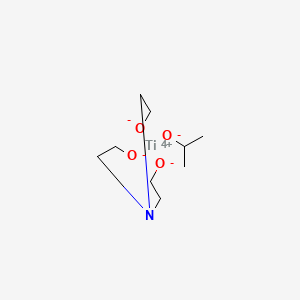 molecular formula C9H19NO4Ti B15340220 Einecs 238-481-6 CAS No. 14483-21-7