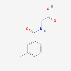 molecular formula C10H10INO3 B15340427 N-(4-Iodo-3-methylbenzoyl)glycine 