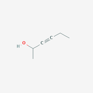 molecular formula C6H10O B153406 3-Hexyn-2-OL CAS No. 109-50-2